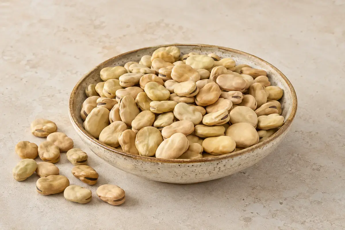 Whole dry broad beans