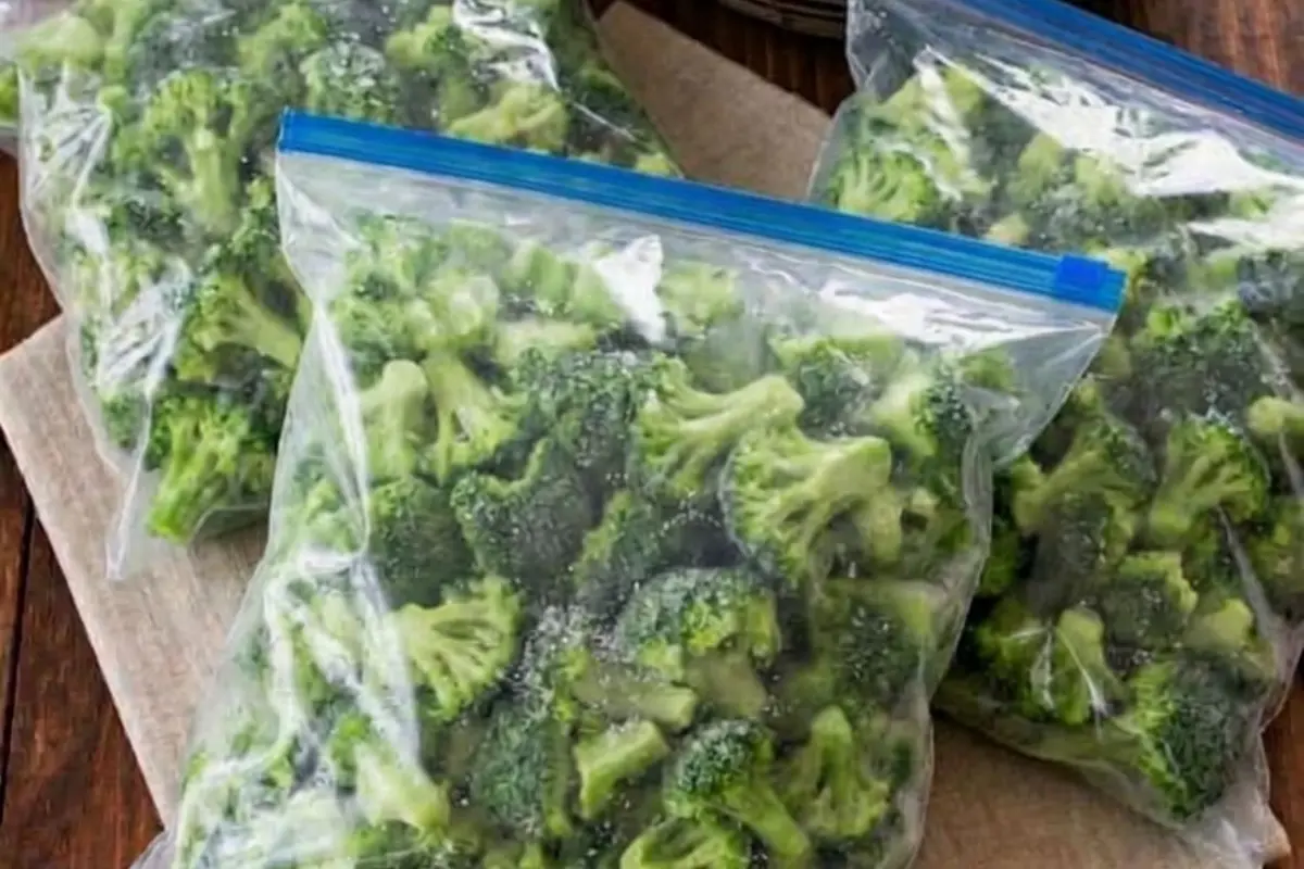 Frozen broccoli