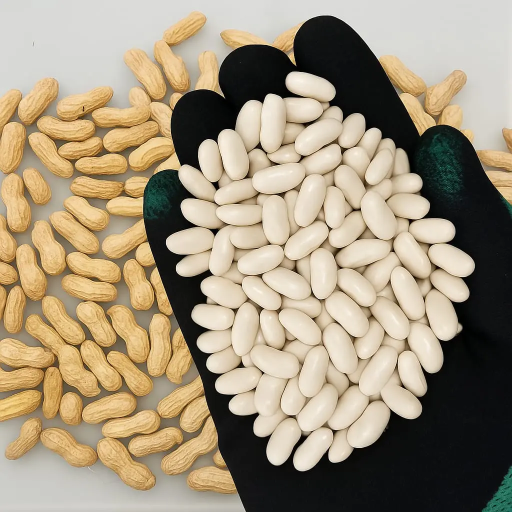 Peanuts and white beans